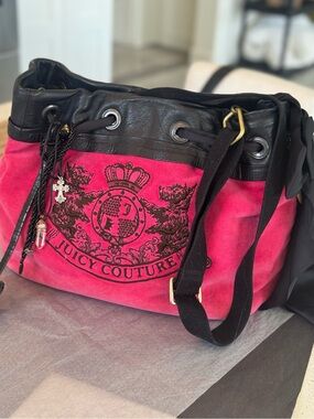 Vintage Juicy Couture Upcycled Tote Project Bag